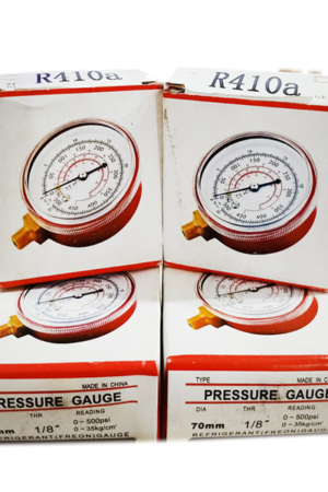 Pressure Gauge for Air, Water & HVAC Systems – Durable Analog PSI Meter