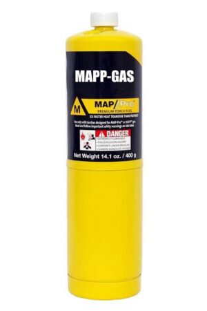 MAPP Gas Cylinder for Brazing, Soldering & Welding – High Temperature Fuel