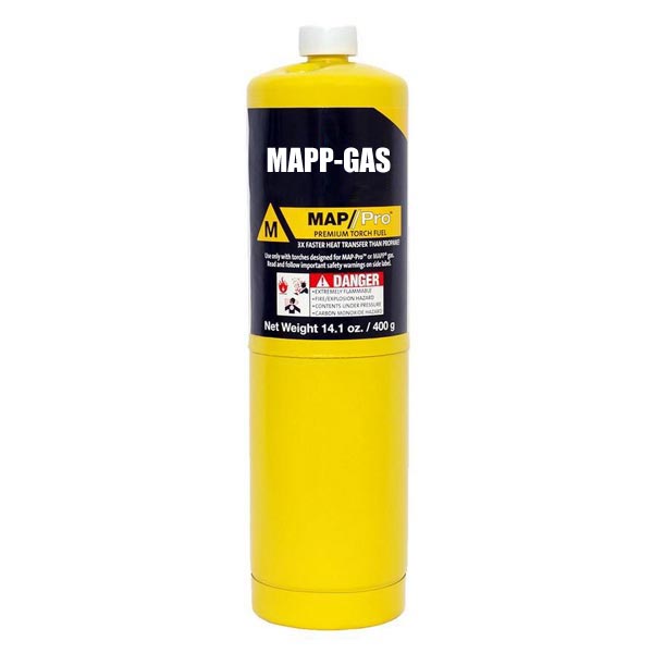MAPP Gas Cylinder for Brazing, Soldering & Welding – High Temperature Fuel