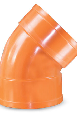 PVC Bend 1/8 | 45 Degree Pipe Bend Fitting for Plumbing Water Flow Systems