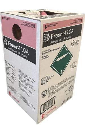 R-410A Refrigerant – 25lb Chemours Factory Sealed Cylinder | Puron® for High-Efficiency A/C & Heat Pumps