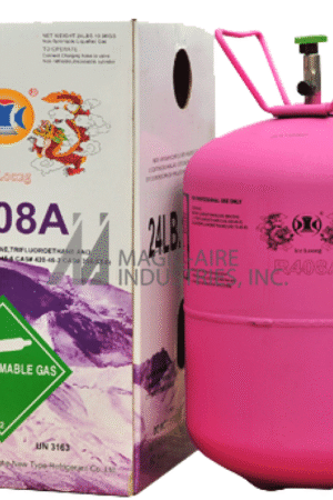 R-408A Refrigerant – 10.9lb Iceloong Factory Sealed Cylinder HCFC Blend for R-502 Replacement in Commercial Refrigeration