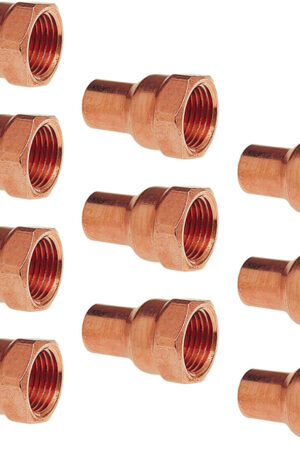 Copper Female Adapter for HVAC & Plumbing | Durable Copper Threaded Fitting