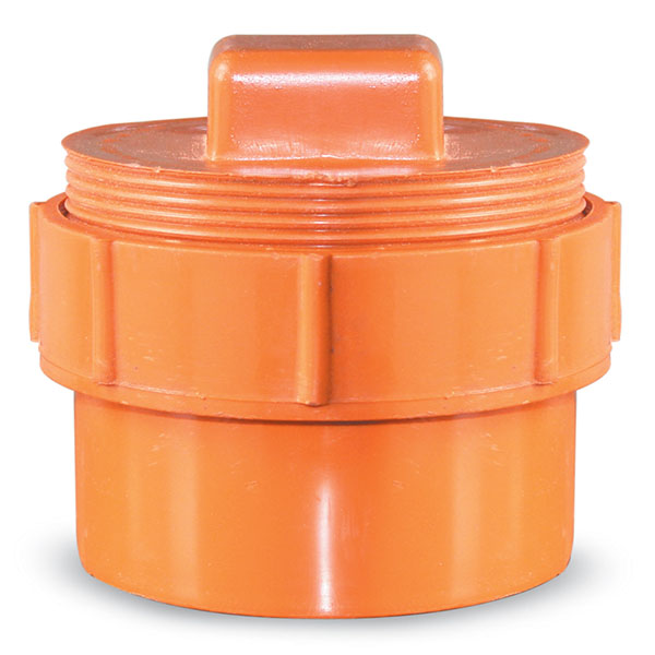PVC C.O. Adapter and Plug | Drainage Cleanout Fitting for Plumbing Maintenance