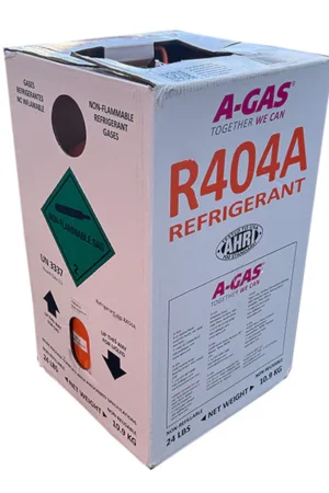 R-404A Refrigerant – A-Gas 24lb Cylinder | Factory Sealed | HFC Blend for Commercial Refrigeration