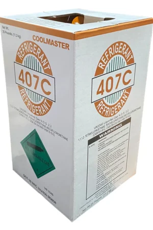 R-407C Refrigerant – 25lb Factory Sealed Cylinder | HFC Blend for HVAC & A/C Systems