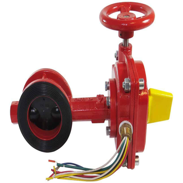 Butterfly Valve with Tamper Switch | Fire Protection Control Valve for Sprinkler Systems