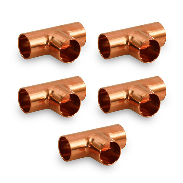 Copper Tee for HVAC & Refrigeration | Durable Copper Pipe Tee Fitting